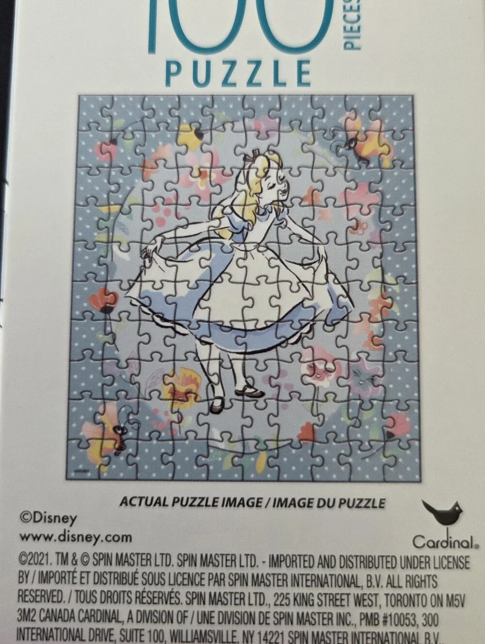 Disney Alice In Wonderland Puzzle New